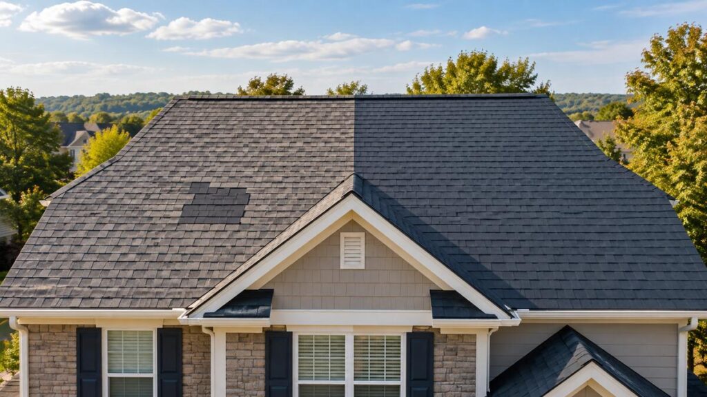 Roof repair and full roof replacement comparison