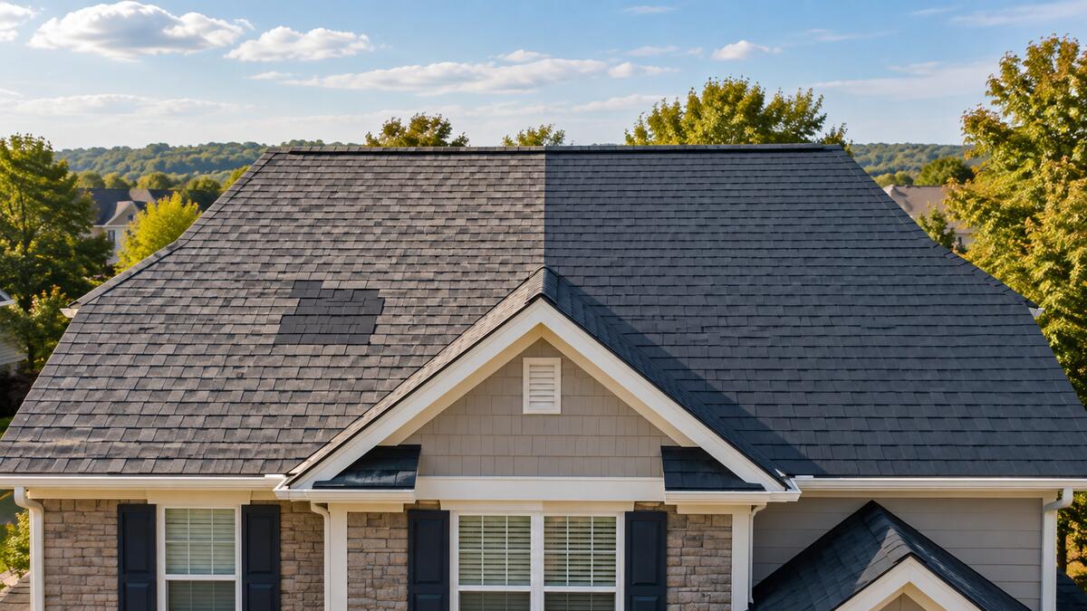 Roof repair and full roof replacement comparison