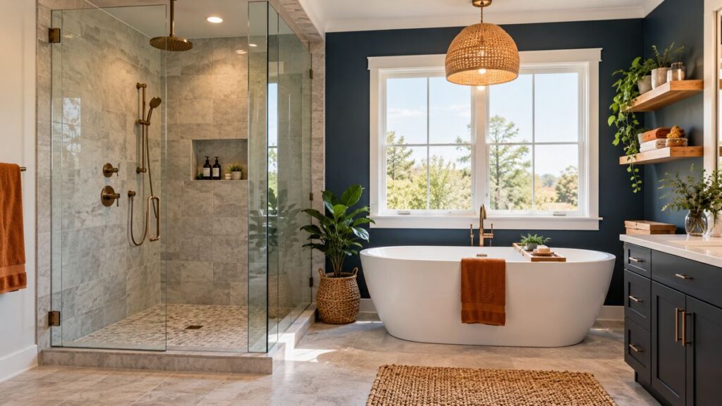 Walk-in shower and bathtub remodeling comparison
