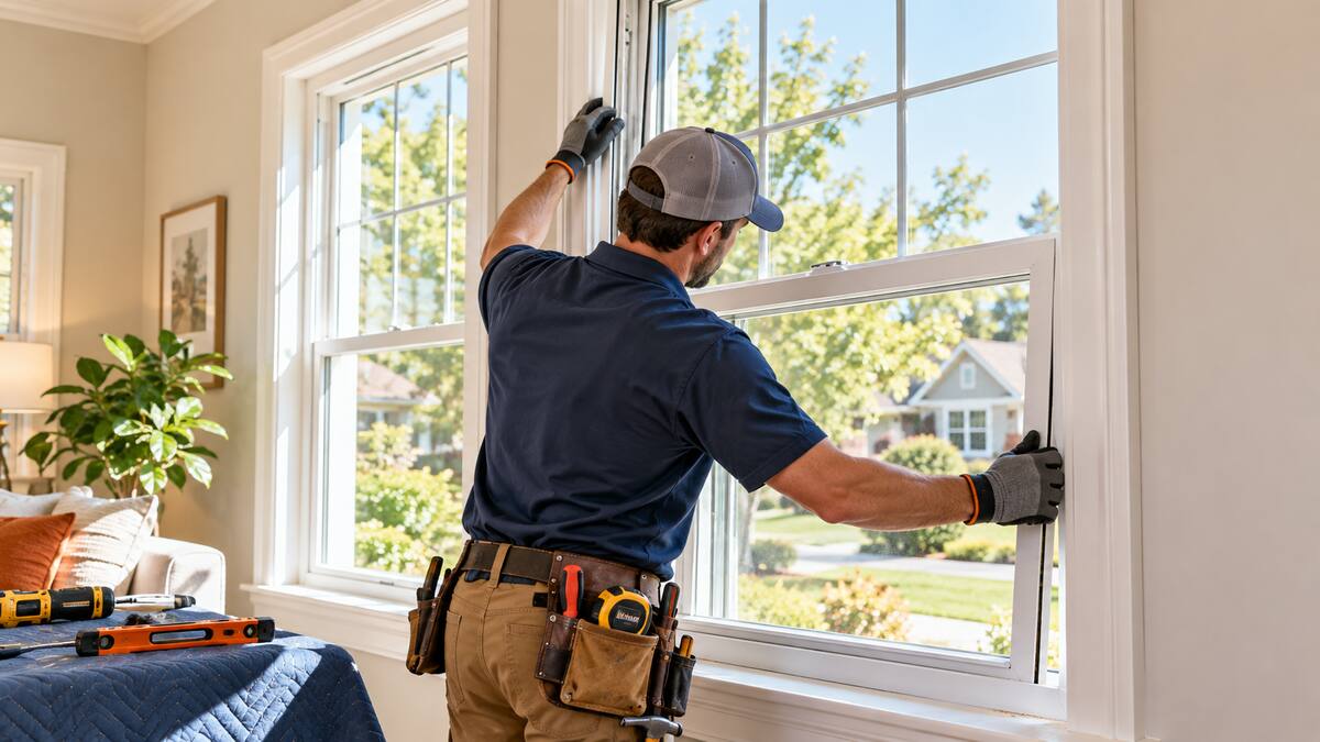 Professional energy-efficient window replacement